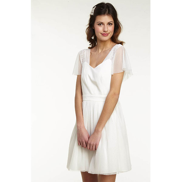 Robe blanche naf naf mariage sale