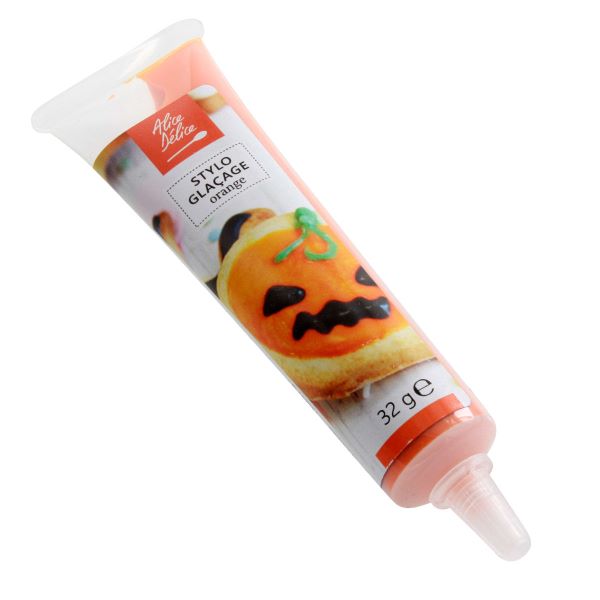 stylo glaçage orange Halloween  Alice délice 