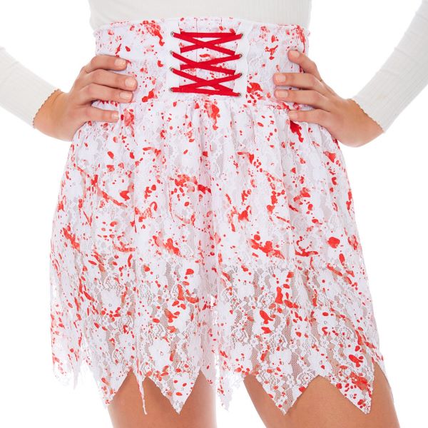 Cravate Punk Avec Motif Taches De Sang - Accessoire Décalé Pour Halloween, Soirées à Thème & Looks Alternatifs