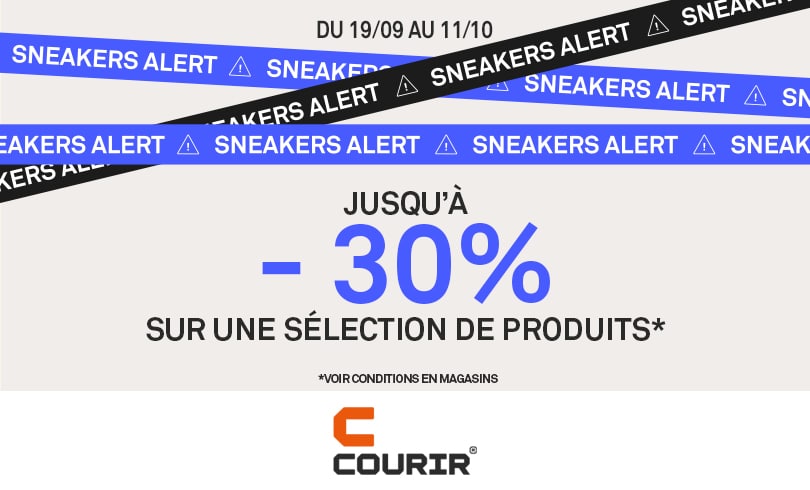Sneakers Alert chez Courir