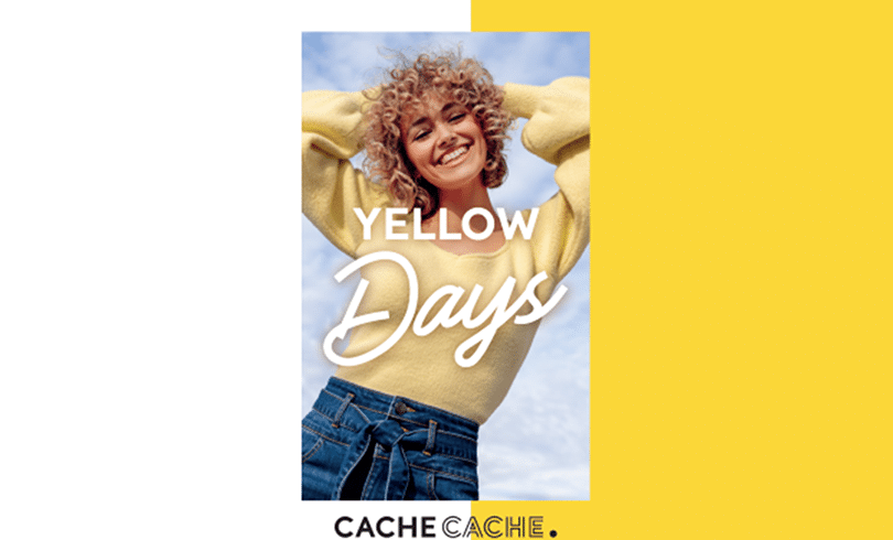Yellow Days chez CACHE CACHE