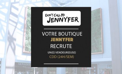 Votre boutique JENNYFER recrute ! - Saint-Sebastien Nancy