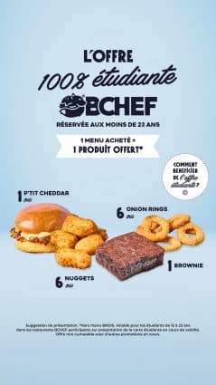 Offre étudiante BCHEF - Saint-Sebastien Nancy