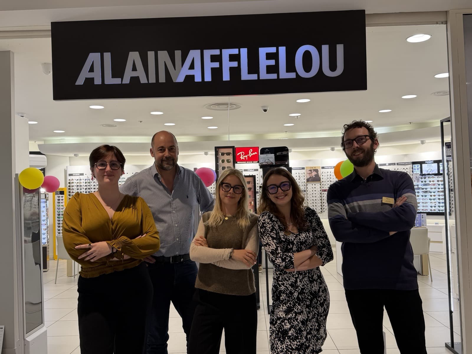 Équipe de la boutique Alain Afflelou au Centre Commercial Saint-Sébastien Nancy